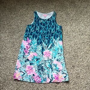 Lilly Pulitzer Blue Sleeveless Sundress Casual Resort Wear